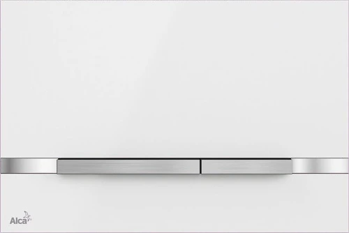 Клавиша для инсталляции ALCAPLAST STRIPE белая