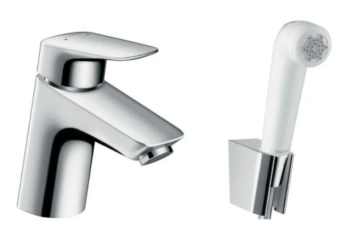 Смеситель для раковины с гигиеническим душем Hansgrohe Logis 71290000