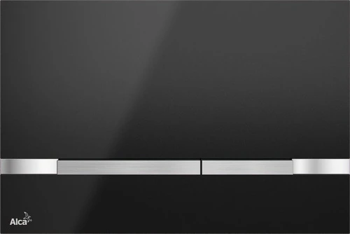 Клавиша для инсталляции ALCAPLAST STRIPE черная