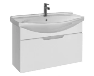 Тумба под умыв-к Laguna 75, белый лак, 1 ящик