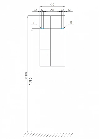 Шкаф Aquaton    интернет магазин сантехники BATHPOINT
