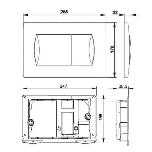  Roca Active  255 интернет магазин сантехники BATHPOINT
