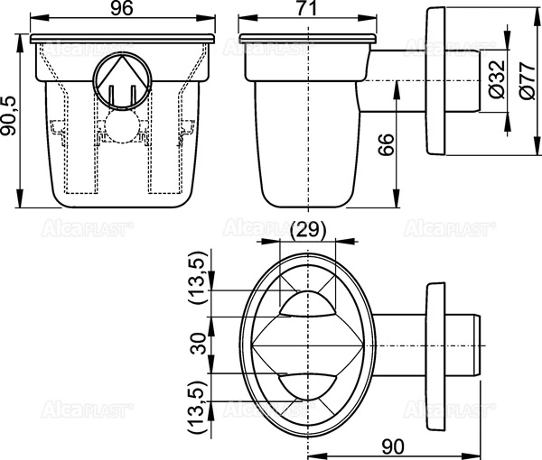  Alcaplast    интернет магазин сантехники BATHPOINT