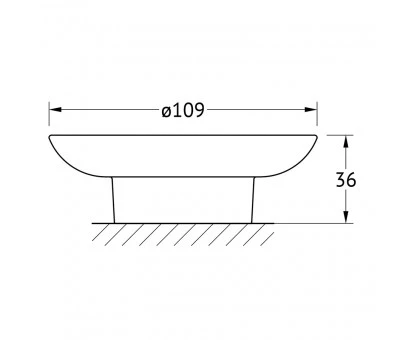 Мыльница Artwelle Universell  10.9 интернет магазин сантехники BATHPOINT