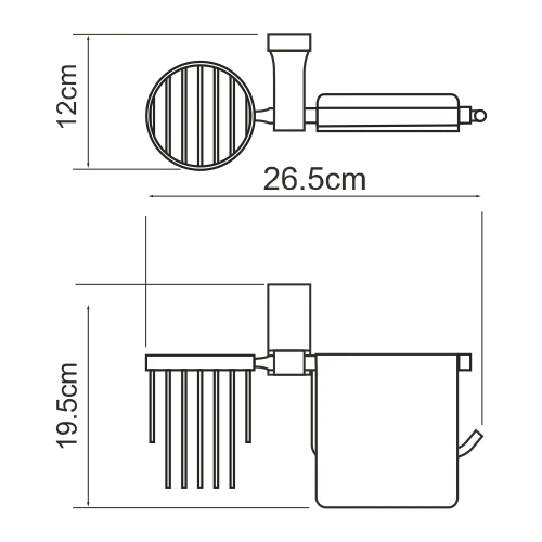  WasserKRAFT Lopau K-6000  26.5 интернет магазин сантехники BATHPOINT