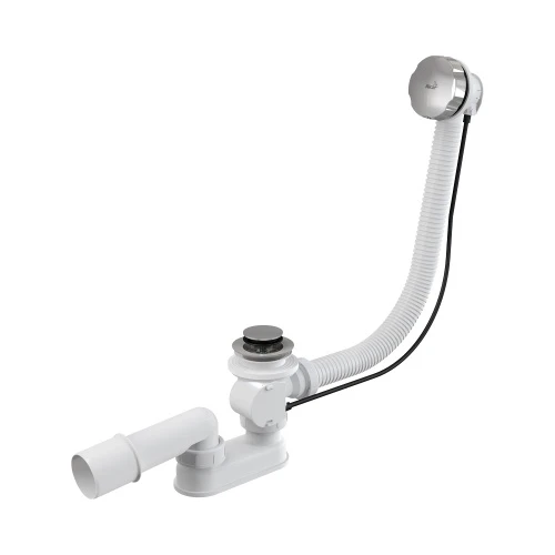 Сифон для ванны автомат комплект металл A55K-80-RU-01