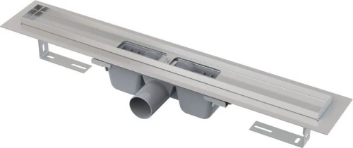 Водоотводящий желоб с порогами и гидрозатвором нержавейка ALCAPLAST APZ1-950 горизонтальный выпуск DN50