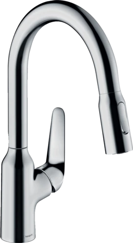 Смеситель для кухни с выдвижным душем Hansgrohe Focus 71801000