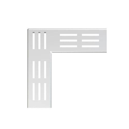 Решетка для дренажного углового желоба 75 мм нержавеющая сталь ALCAPLAST ADZ-R301R