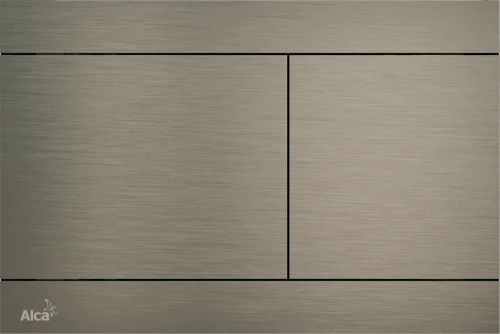 Кнопка управления для инсталляции NICKEL-крацованный матовый ALCAPLAST FUN-N-B