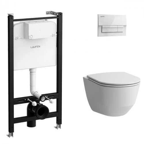Комплект унитаза с инсталляцией ПЭК Laufen PRO