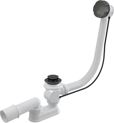 Сифон для ванны автомат AlcaPlast A55K-GM-P