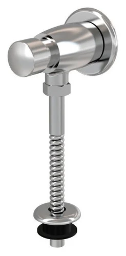 Кнопочный сливной вентиль для писсуара ALCAPLAST ATS001 хром