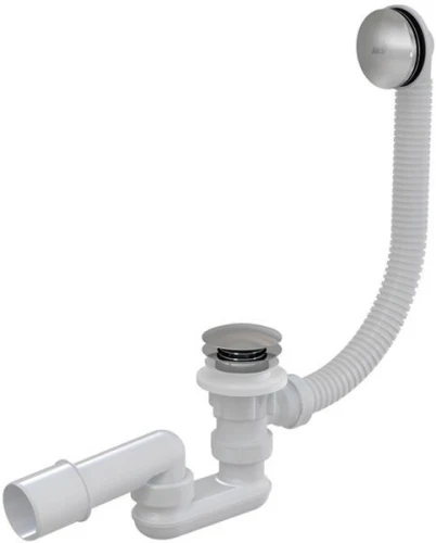 Сифон для ванны AlcaPlast А504 КМ-80 Click Clack металл