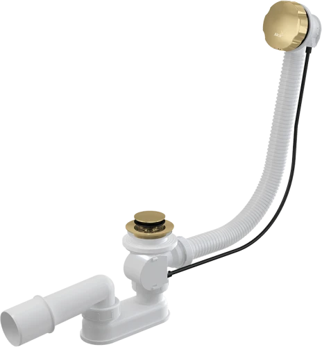 Сифон для ванны автомат AlcaPlast A55K-G-P