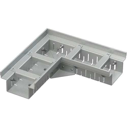 Дренажный угловой желоб 100 мм регулируемый оцинкованная сталь ALCAPLAST ADZ102VR