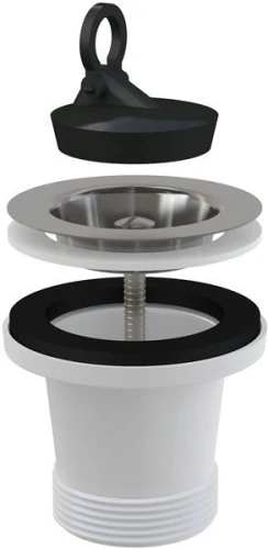 Водослив для мойки d70 AlcaPlast A34