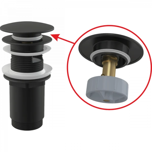 Водослив для умывальника AlcaPlast A392