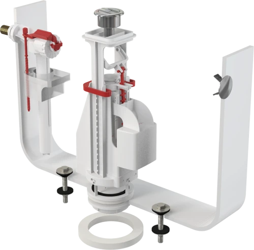 Выпускной комплект с двойной кнопкой ALCAPLAST SA08AK 3/8" CHROM