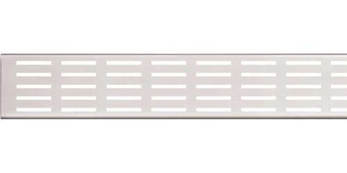 Решетка для дренажного желоба 100 мм оцинкованная сталь ALCAPLAST ADZ-R121