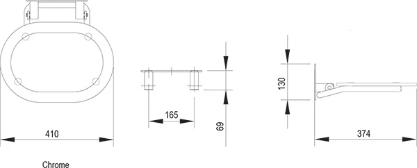 Сиденье Ravak Chrome Clear 37 41 интернет магазин сантехники BATHPOINT