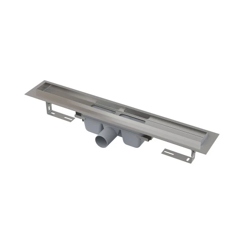 Водоотводящий желоб с порогами и гидрозатвором под плитку ALCAPLAST APZ7-650 горизонтальный выпуск DN50