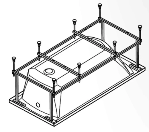 Каркас JIKA Floreana 150x75 для ванны 2967500000001