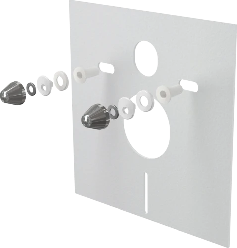 Звукоизоляционная плита для подвесного унитаза и биде ALCAPLAST M930CR